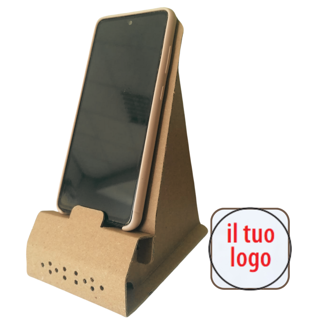 Basetta Porta Cellulare e Tablet con Cassa Acustica Passiva