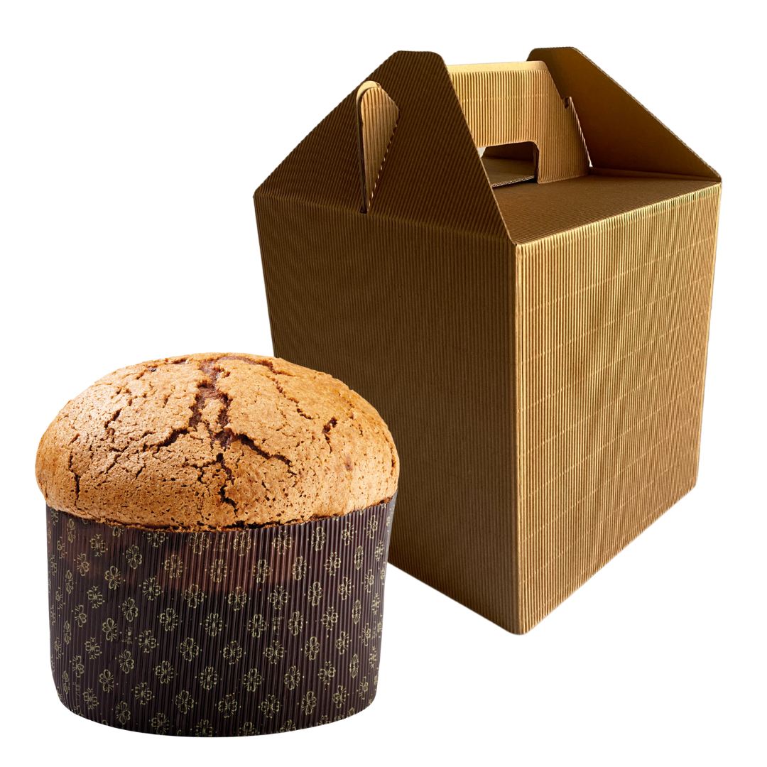 Porta Panettone Natalizio in Cartone