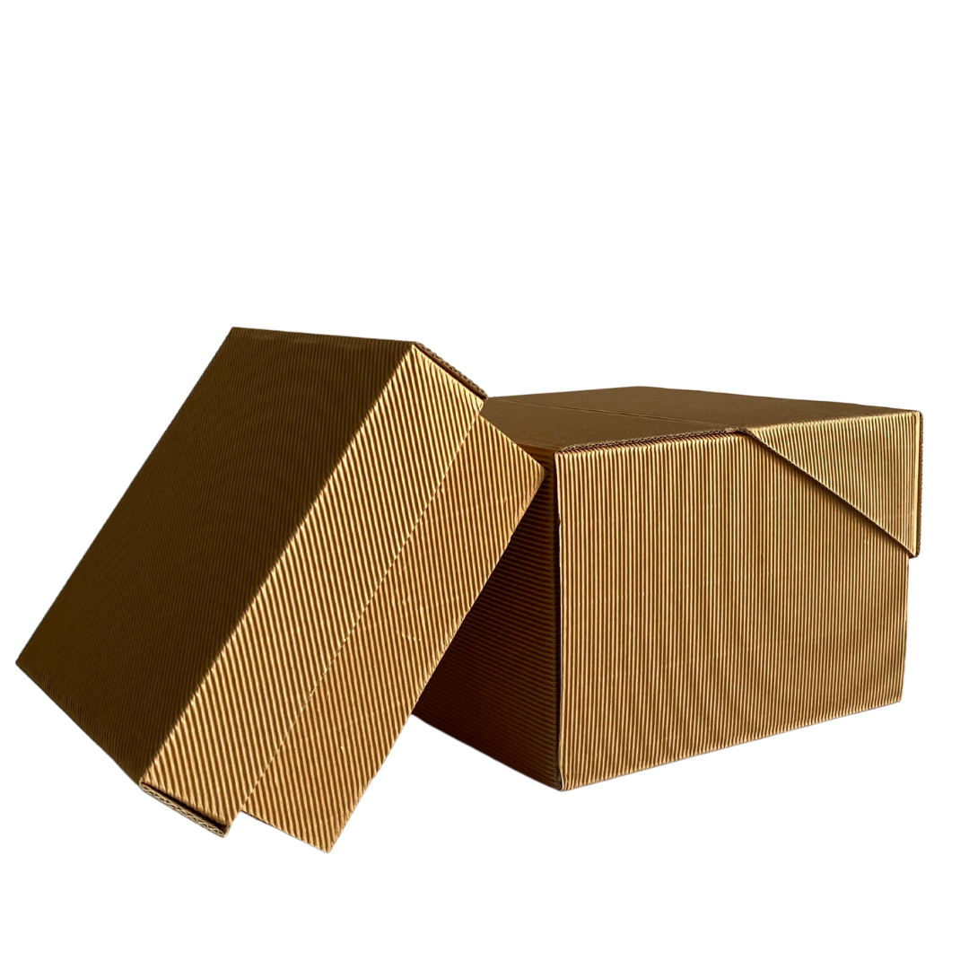 Scatole Regalo in Cartone Avana